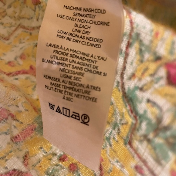 Anthropology Pilcro Pintuck Peasant Blouse, Size XS - Picture 12 of 13